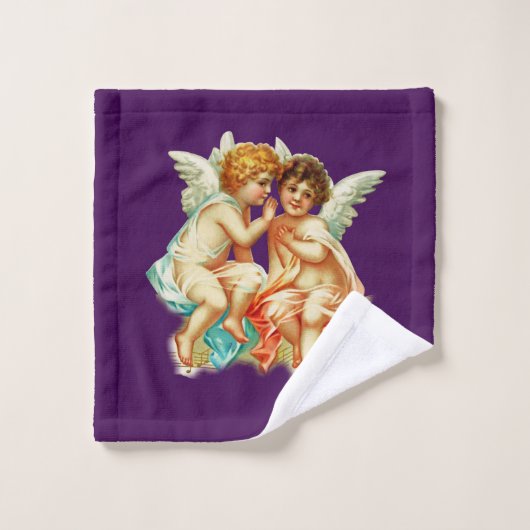 Ephemera Angel Cherubs Illustratie Bad Handdoek (Wasdoekje)