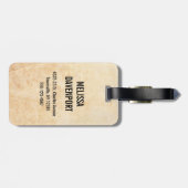 Ephemera Angel Cherubs Illustratie Bagagelabel (Achterkant horizontaal)