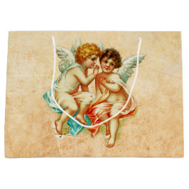  Ephemera Angel Cherubs Illustratie Groot Cadeauzakje