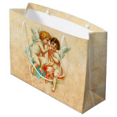 Ephemera Angel Cherubs Illustratie Groot Cadeauzakje (Achterkant Gekanteld)