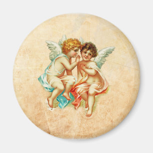  Ephemera Angel Cherubs Illustratie Magneet