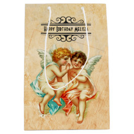  Ephemera Angel Cherubs Illustratie Medium Cadeauzakje