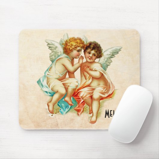  Ephemera Angel Cherubs Illustratie Muismat (Met muis)