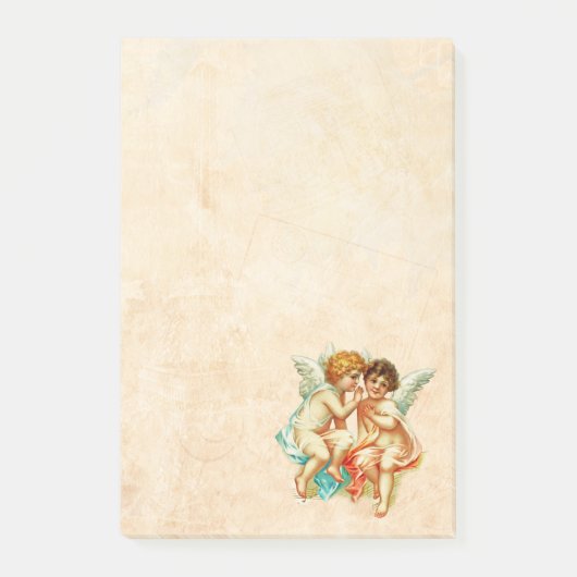 Ephemera Angel Cherubs Illustratie Post-it® Notes (Voorkant)