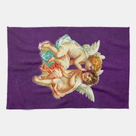  Ephemera Angel Cherubs Illustratie Theedoek