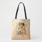  Ephemera Angel Cherubs Illustratie Tote Bag (Voorkant)