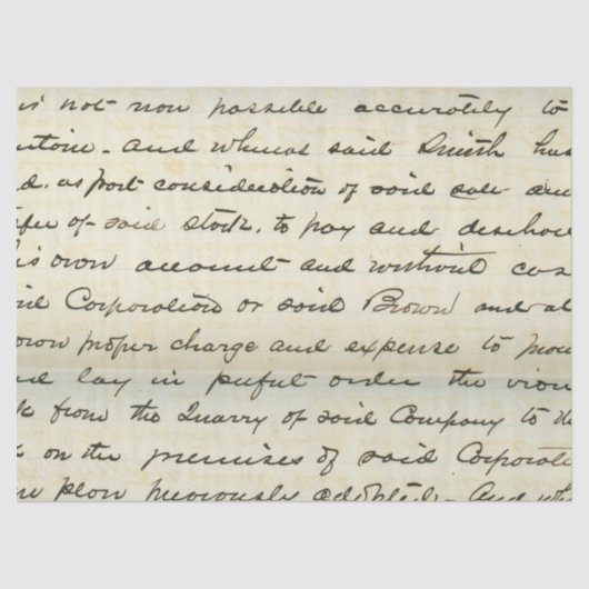 Ephemera Antiek Ontwerp van de Papierreeks 1 Tissuepapier (Voorkant)