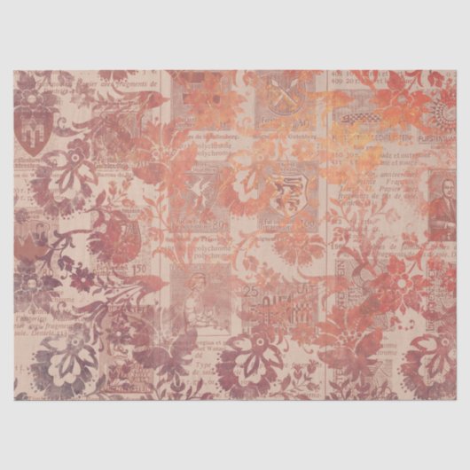 Ephemera Autumn Paper Serie Ontwerp 25 Tissuepapier (Voorkant)