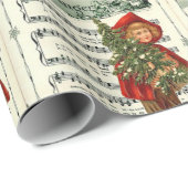 Ephemera Away in een woedende kerstcarol Cadeaupapier (Rol Hoek)