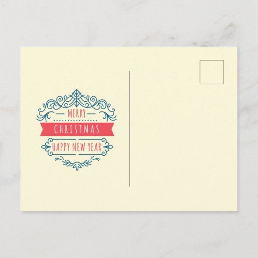 Ephemera Away in the Manger Kerstmis Carol Decoupa Briefkaart (Achterkant)