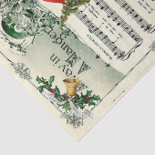 Ephemera Away in the Manger Kerstmis Carol Decoupa Tissuepapier (Detail)