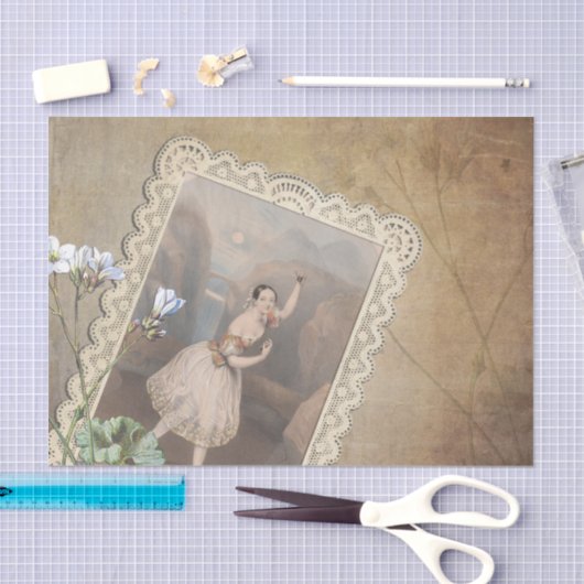 Ephemera Ballet Dancer Tissuepapier (Craft)