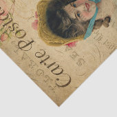 Ephemera Beauful Actress Mabel Rowland-ontkoppelin Tissuepapier (Detail)