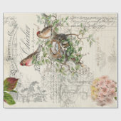 Ephemera Bird Decoupage 60lb papier (Vlak)