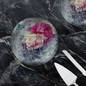 Ephemera Bloemenvlinder krantenpapier Papieren Bordje