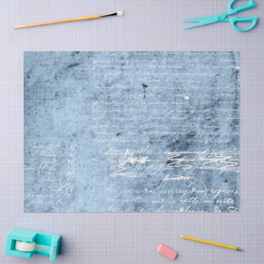 Ephemera Blue Paper Series Design 10 Tissuepapier (Craft)