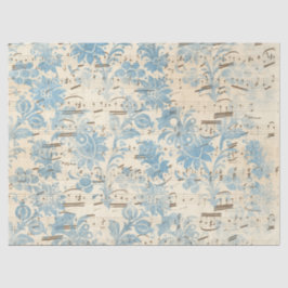 Ephemera Blue Paper Series Design 12 Tissuepapier