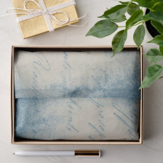 Ephemera Blue Paper Series Design 18 Tissuepapier (Geschenk)