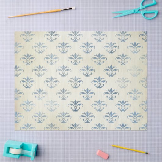 Ephemera Blue Paper Series Design 20 Tissuepapier (Craft)