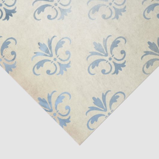 Ephemera Blue Paper Series Design 20 Tissuepapier (Detail)