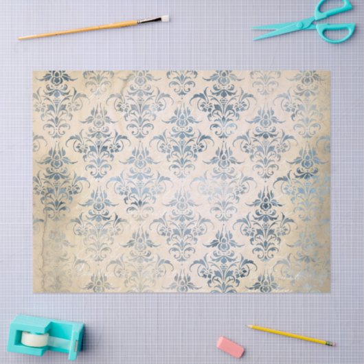 Ephemera Blue Paper Series Design 3 Tissuepapier (Craft)