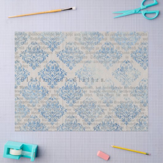 Ephemera Blue Paper Series Design 6 Tissuepapier (Craft)