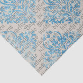 Ephemera Blue Paper Series Design 6 Tissuepapier (Detail)