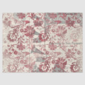 Ephemera Bourgondië Paper Series Design 10 Tissuepapier (Voorkant)