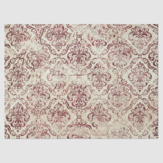 Ephemera Bourgondië Paper Series Design 11 Tissuepapier (Voorkant)