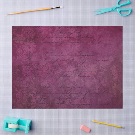 Ephemera Bourgondië Paper Series Design 15 Tissuepapier (Craft)