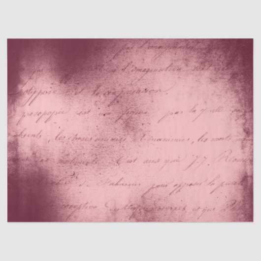 Ephemera Bourgondië Paper Series Design 4 Tissuepapier (Voorkant)