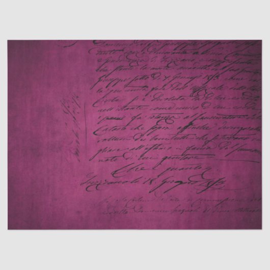 Ephemera Bourgondië Paper Series Design 6 Tissuepapier (Voorkant)