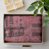 Ephemera Bourgondië Paper Series Design 9 Tissuepapier (Geschenk)