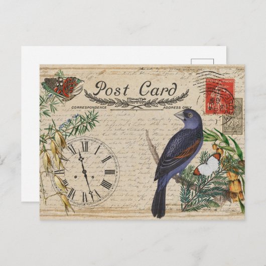 EPHEMERA  BRIEFKAART (Voorkant / Achterkant)