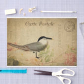 Ephemera Briefkaart Cute Bird Decoupage Tissuepapier (Craft)