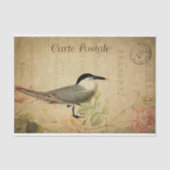 Ephemera Briefkaart Cute Bird Decoupage Tissuepapier (Voorkant)