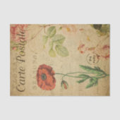 Ephemera Briefkaart Red Poppy Tissuepapier (Voorkant)