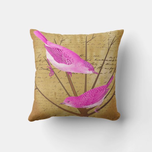 Ephemera Bright Moderne  bloemen van de bloem Kussen (Achterkant)