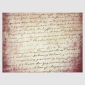 Ephemera Burgundy Paper Series Design 13 Tissuepapier (Voorkant)