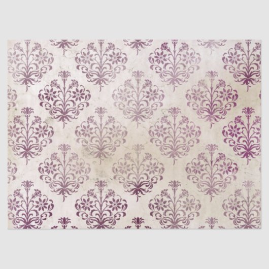 Ephemera Burgundy Paper Series Design 17 Tissuepapier (Voorkant)