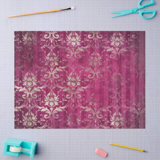 Ephemera Burgundy Paper Series Design 20 Tissuepapier (Craft)