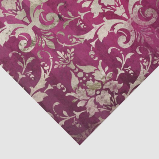 Ephemera Burgundy Paper Series Design 20 Tissuepapier (Detail)