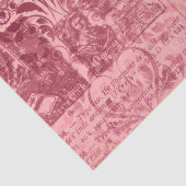 Ephemera Burgundy Paper Series Design 3 Tissuepapier (Detail)