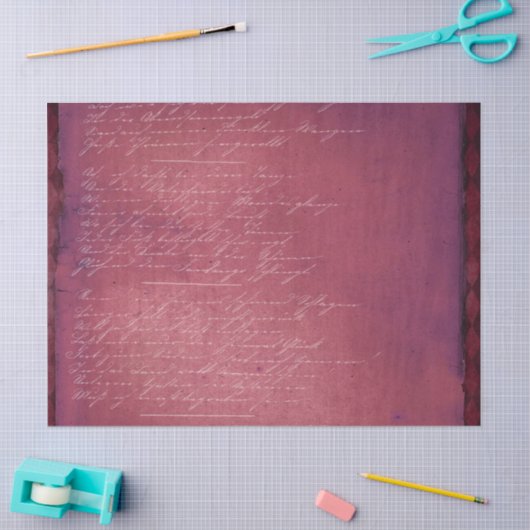 Ephemera Burgundy Paper Series Design 5 Tissuepapier (Craft)