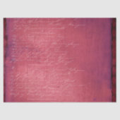 Ephemera Burgundy Paper Series Design 5 Tissuepapier (Voorkant)