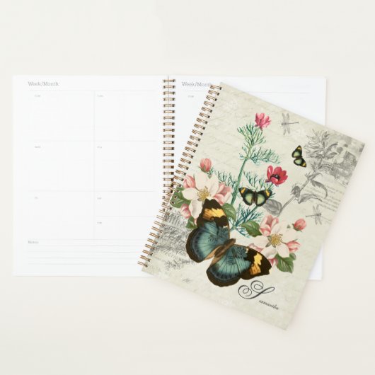 Ephemera Butterflies Wildbloemen  Romantisch Planner (Display)
