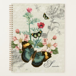 Ephemera Butterflies Wildbloemen  Romantisch Planner