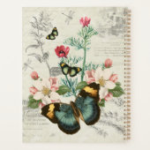 Ephemera Butterflies Wildbloemen Romantisch Planner (Achterkant)