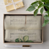 Ephemera Christelijke Song O Heilige Nachtontkoppe Tissuepapier (Geschenk)