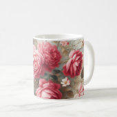 Ephemera Cluster Rozen Classic koffie Mok (Voorkant rechts)